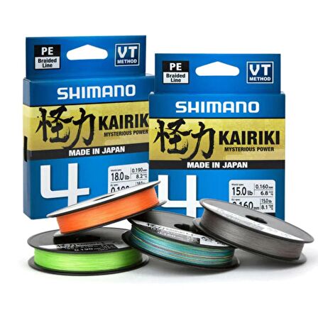 Shimano Kairiki Yeni Seri 8x Mantis Green 150m İp Misina (MADE IN JAPAN)