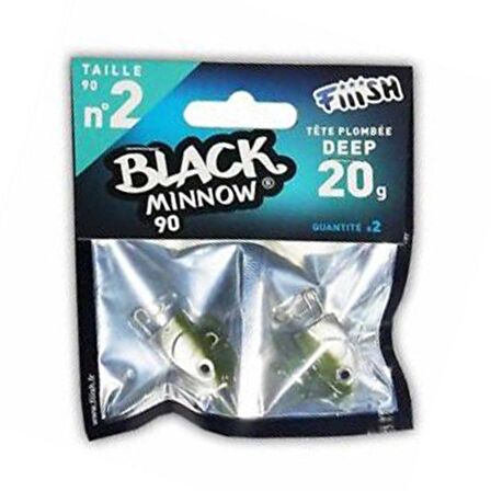 Fiiish Black Minnow BM90/2 BM775 Deep 20gr Kaki Jig Head