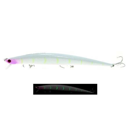 Fujin Flux 175mm 29gr Sinking Maket Balık 034 Glow Purple