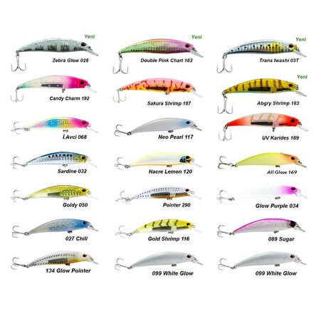 Fujin Ziggy 70mm 9.6gr Sinking LRF Maket Balık 187 Sakura Shrimp