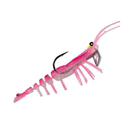 HanFish Teke 75mm 7gr Silikon Karides Yem TK-516 Pink Shrimp