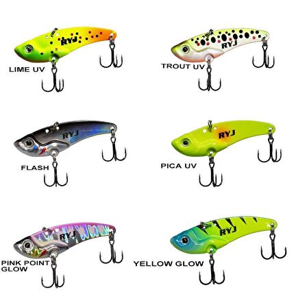 Ryuji Mirror Vib 4.5cm 9gr Vibrasyon Yem Trout UV