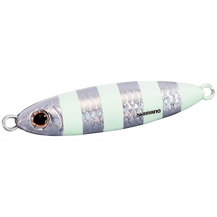 Shimano Ocea Stinger Butterfly Flat Light 66mm 40gr Metal Jig Yem 001 Zebra