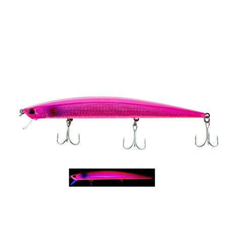 Fujin Flux 140mm 18gr Floating Maket Balık 208 Hirame Pink
