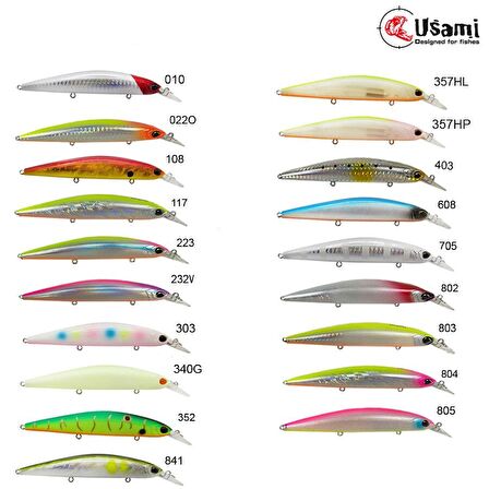 Usami Saroo 110S-SR 110mm 21.3gr Maket Balık 802