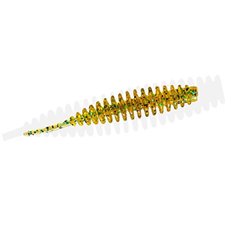 Fujin Tantoo 40mm 10 Adet LRF Silikonu Caramel Green UV