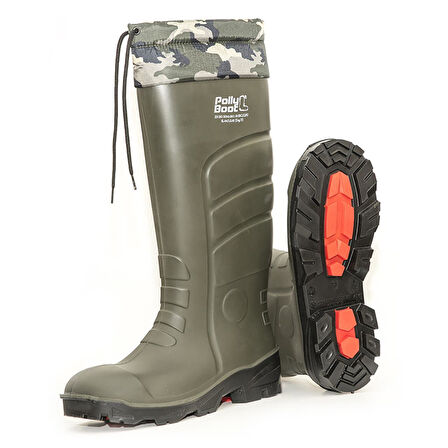 Polly Boot Galaxy Vega Koyu Haki - Yeşil Boğazlı Çizme  47 No