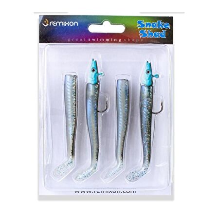 Remixon Snake Shad 12cm 16gr 4+2 Silikon Balık 12