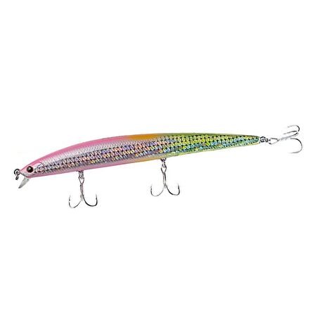 Fujin Shore Liner 145mm 20gr Floating Maket Balık 182 Double Pink Chart