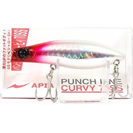 Apia Punch Line Curvy 70SS 7cm 11gr Maket Balık 02 Red Head Halo