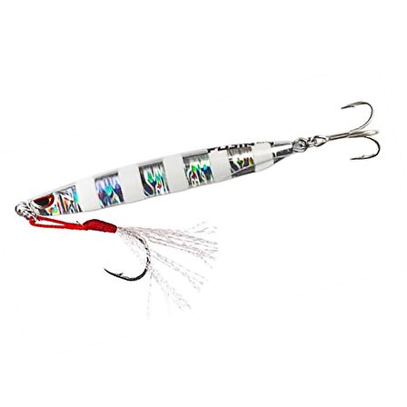 Fujin Metal Cast 60gr Shore Jig Yem MT04 Zebra Glow