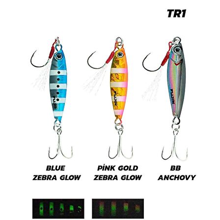 Fujin Jig-X Trio 7gr 3 Adet LRF Jig Yem TR1