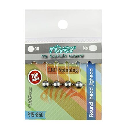 River Top kafa 4 Adet Jig Head 2 GR