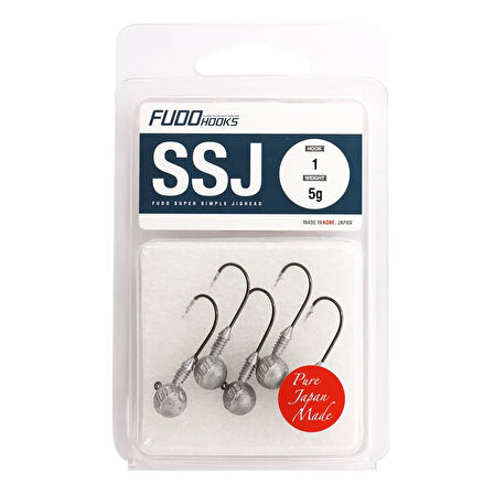 Fudo SSJ Top Kafa Jig Head 1 No / 5 Gr / 5 Adet