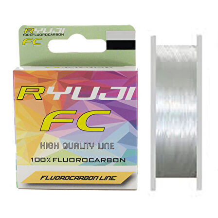 Ryuji %100 Fluorocarbon Olta Misinası 0.29 mm / 5.27 kg / 50 m