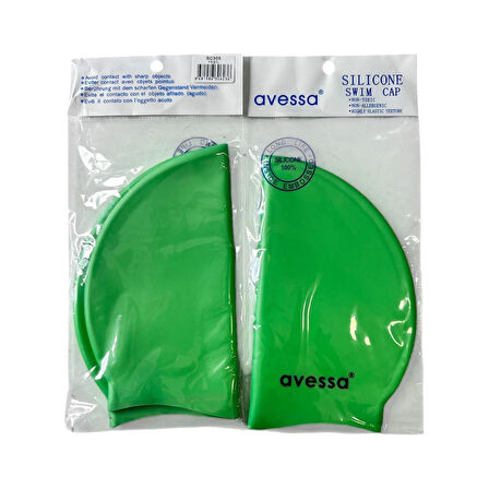 Avessa Slicone Swim Cap  SC305 Yeşil