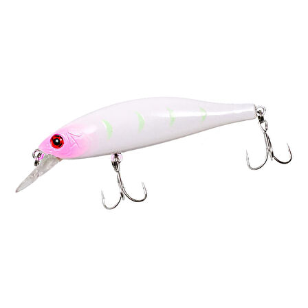 Ryuji Slalom 8cm 11gr Sinking Maket Balık Purple Head Glow