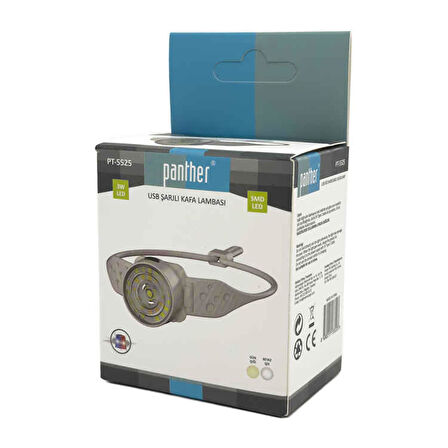 Panther PT-5525 USB Şarjlı Kafa Lambası