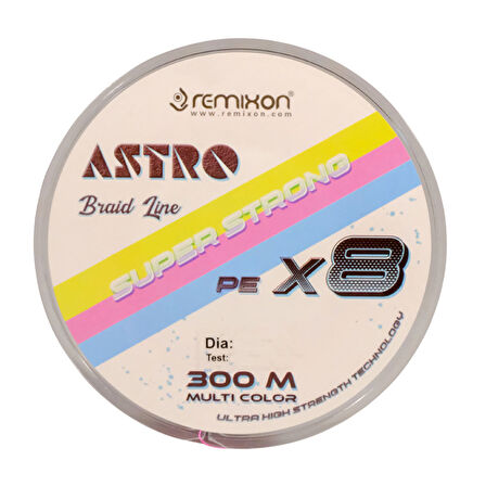 Remixon Astro 8X 300m Multi Color İp Misina