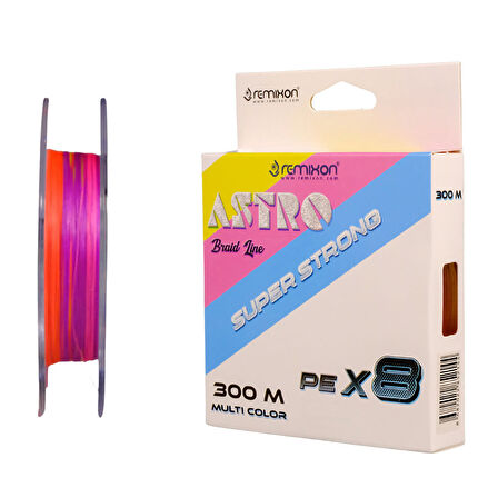 Remixon Astro 8X 300m Multi Color İp Misina