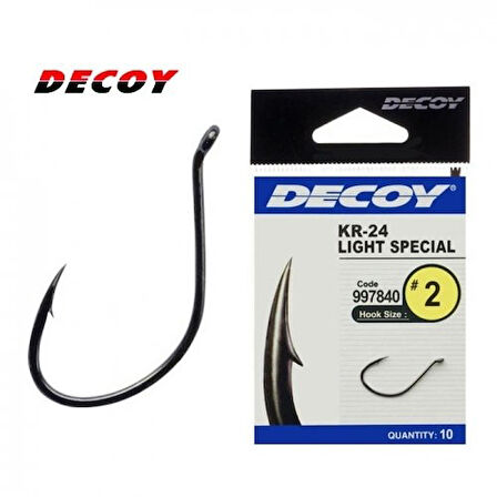 DECOY KR-24 Light Special Black Nickel Olta İğnesi