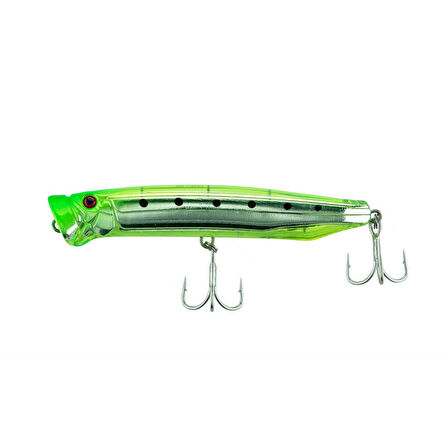 Fujin Salt Popper 12cm 30gr Su Üstü Popper 033 Red Head