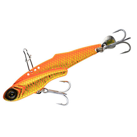 Hayabusa FS 441 Jack Eye Frilly 8.3cm 30gr Vibrasyon Yem  Fluorescent Orange Gold UV