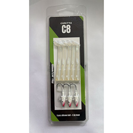 Caretta C8 10cm 10gr 5+3 Silikon Yem Blue Spirit