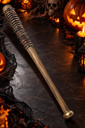 Halloween Yapay Plastik Dikenli Sopa 62 cm Cadılar Bayramı Parti Kostüm ve Gösteri Aksesuarı