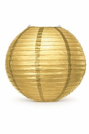 Japon Feneri Çin Feneri Metalik Gold 30 cm Dekoratif Parti Süsü Kutlama ve Mekan Dekoru