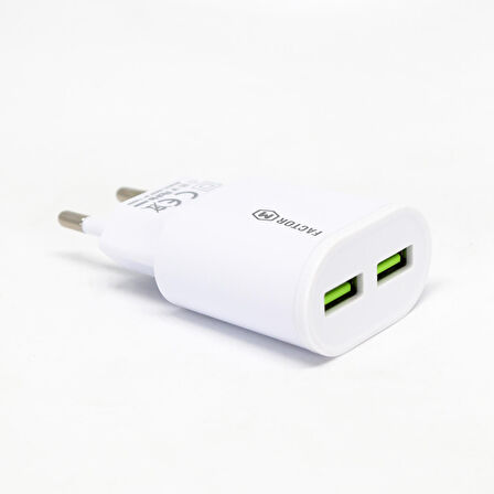 Global Çift Çıkışlı 2.1A Micro Ev Tipi Şarj Aleti Set (FM101M)