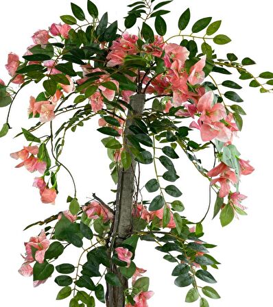 Yapay Ağaç Pembe Begonvil Ağacı 120cm Doğal Salex Dallı