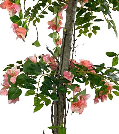 Yapay Ağaç Pembe Begonvil Ağacı 120cm Doğal Salex Dallı