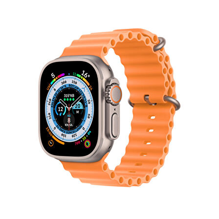 Global Watch 8 Ultra Max WNE0223 Turuncu Akıllı Saat