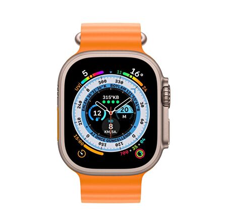 Global Watch 8 Ultra Max WNE0223 Turuncu Akıllı Saat