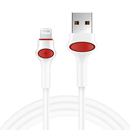 Global GFZ115 İphone Lightning 3.0A Hızlı Şarj ve Data Kablosu 1M Beyaz