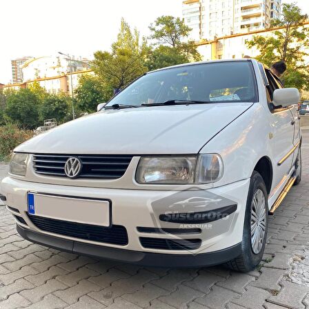 Vw Polo Mk3 1994-2003 6N Uyumlu Üniversal Astra H lip Esnek Ön Lip 2 Parça Tampon Altı Dil Karlık Ön Ek