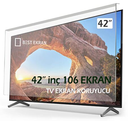 42" inç 106 Ekran Tv Ekran Koruyucu