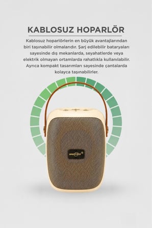Bluetooth Hoparlör Rgb Işıklı FM Radyo Kablosuz Taşınabilir Speaker GTS-1679 
