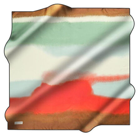 Pierre Cardin Tivil İpek Eşarp 8044438-912-48698 Kırmızı Karışık Desen