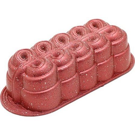 Penguen PNG-1960  Baton Döküm Kırmızı Kek Kalıbı