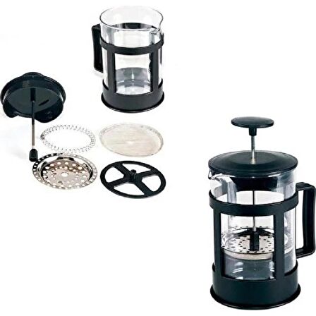 Penguen Png 2301 French Press Süzgeçli Çay Kahve Kupası 600 ml