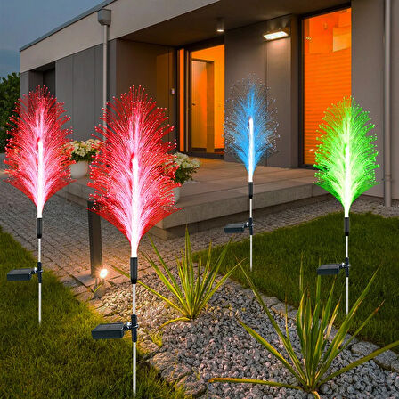 Ayt Powermaster PM-21642 7 Renkli Solar Güneş Enerjili Bahçe Aydınlatması Led 7 Renkli 2 Li Dekoratif Lamba