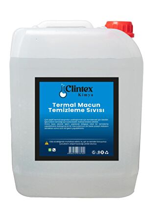 Clintex Kimya Termal Macun Temizleme Sıvısı 5 Lt