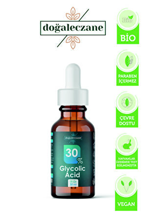 Yanık izi Giderme Glikolik Asit %30 | Glikolik Asit Peelingi 30 ml