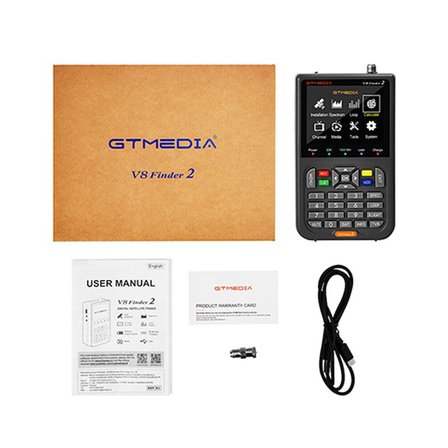 NOVACOM GTMEDIA V8 FINDER 2 3.5'' EKRANLI GÖRÜNTÜLÜ HD UYDU YÖN BULUCU