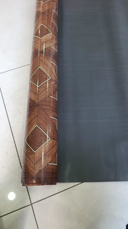 Muşamba  150 CM X 150  CM  0.5 MM Yer Kaplama Zemin Döşeme Örtüsü BALKON MUŞAMBASI MUTFAK DÖŞEME  BEYAZ KARE