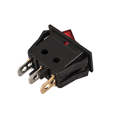 Ayt IC-113-8 Tekli Anahtar Işıklı On Off Aç Kapa Düğme Buton