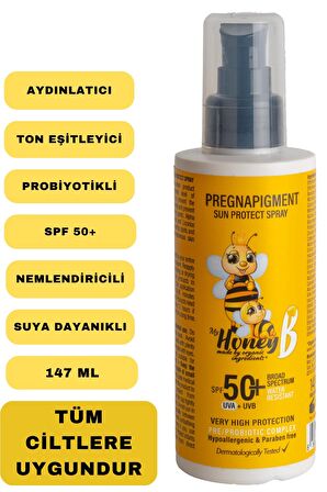 My Honey BPregnapigment Leke Karşıtı Ve Cilt Tonu Eşitleyici Güneş Koruyucu Krem Spf 50 147 ml