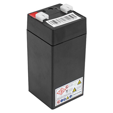 Orbus 4 Volt 4 Amper Kuru Tip Akü ORB4-4 Yeni Tarihli Taze Akü